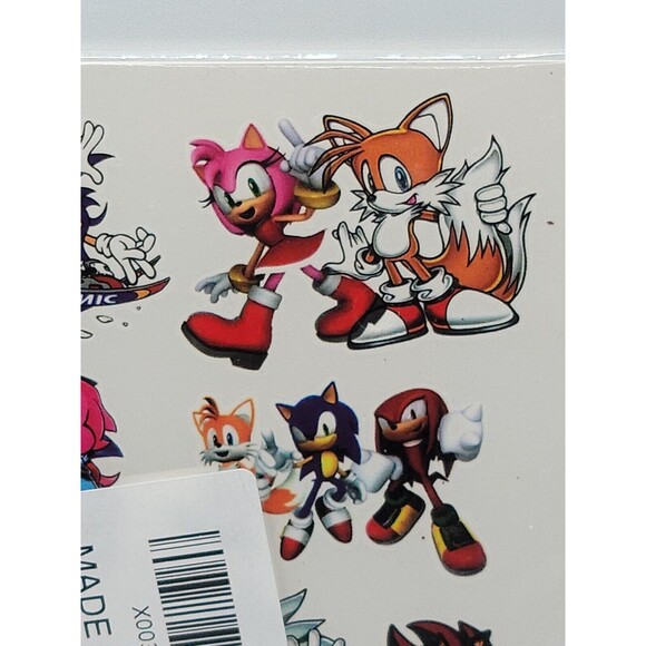 Sonic the Hedgehog Tattoos Party Favors Bundle ~ 12 per page, 10 pages - Picture 2 of 6